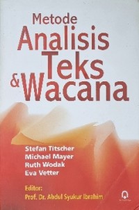 Image of Metode Analisis Teks & Wacana